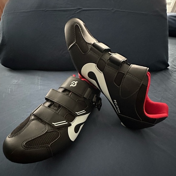 Peloton Black and Red Athletic Shoes for Women - Picture 1 of 7